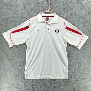 Nike‎ Fit Dry University Georgia Polo Men’s Sz Medium